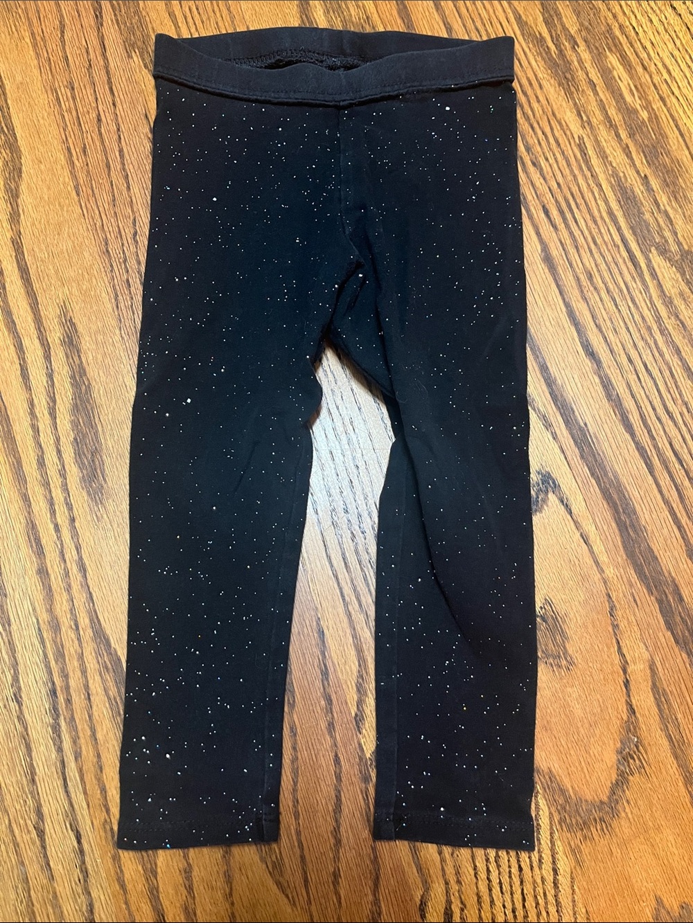 Cat & Jack Black Glitter Fleck Leggings